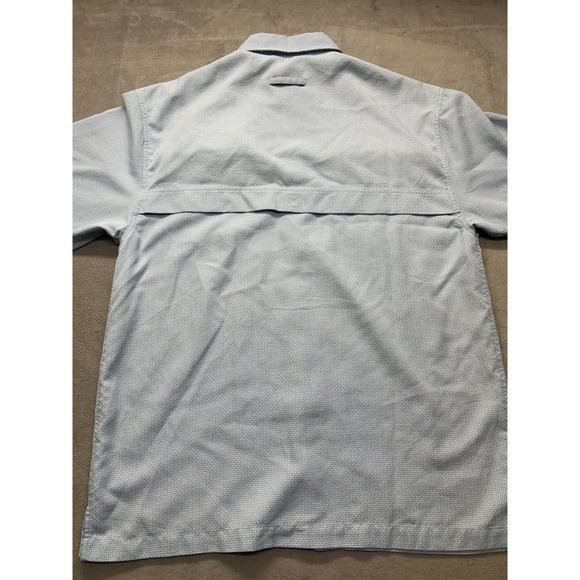 AFTCO Shirt Mens Large Fishing Button Down Let's Talk Hook Up Embroidered - Picture 10 of 11